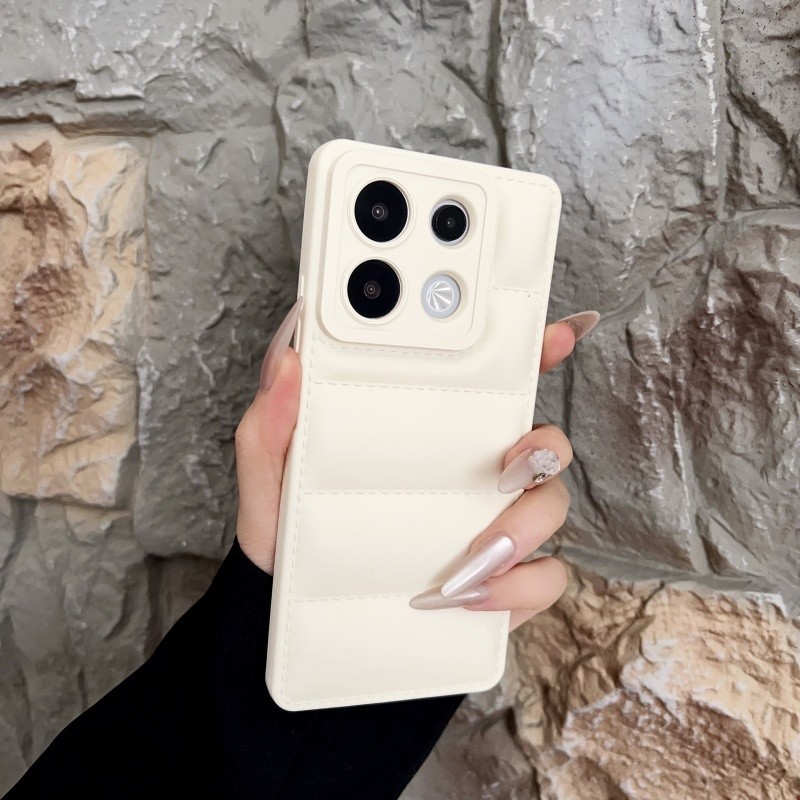 แฟชั่นซิลิโคนลงเสื้อแจ็คเก็ตเคสโทรศัพท์สําหรับXiaomi Redmi A3 K40 K30 K60 K60 NOTE12 13 14 P0C0 X7 P