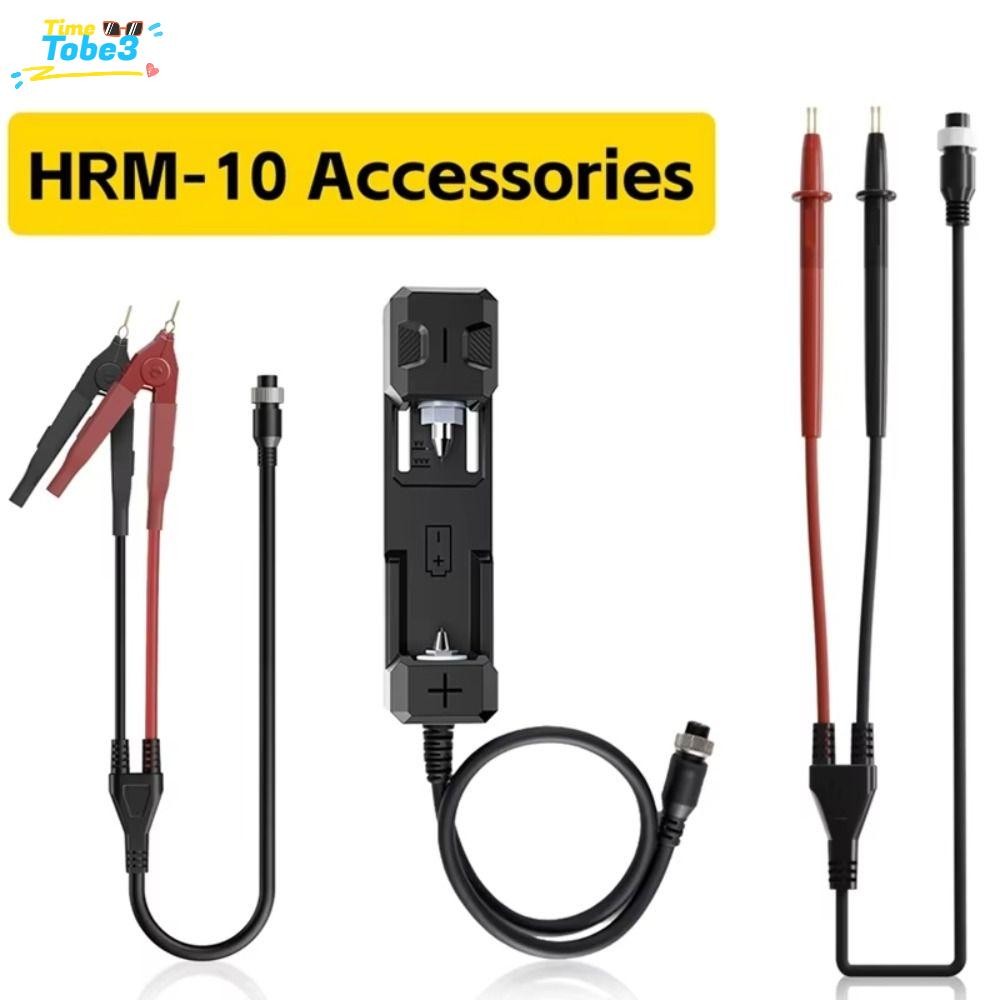 TOBE3 แบตเตอรี่ความต้านทานภายใน Probe, รอบเชื่อมต่อ Professional การทดสอบ Probe, ปากกาแบตเตอรี่คลิปคุณภาพสูงทนทานความต้านทานภายในเมตรอุปกรณ์เสริมสําหรับ HRM-10