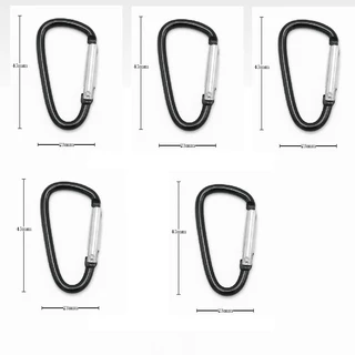 พวงกุญแจ Carabiner D-Ring สำหรับตั้งแคมป์และเดินป่าOutdoor