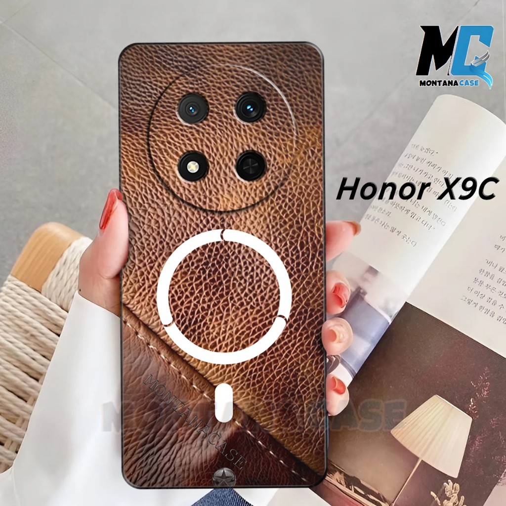 MONTANACASE - Honor X9C 5G Silicone Case - Softcase UV Printing Mag Leather Image Protective Accesso