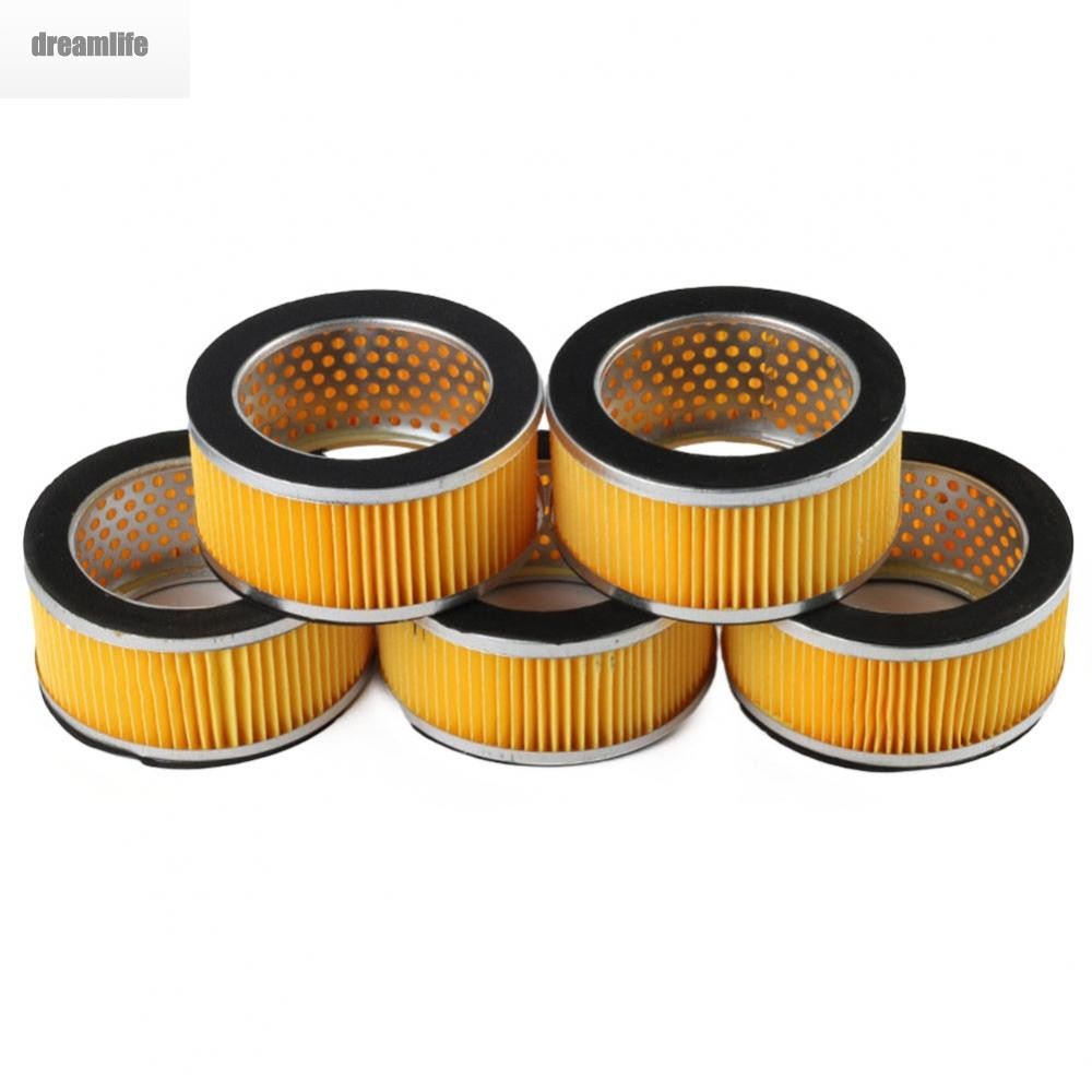 5 แพ็คพรีเมี่ยมสําหรับองค์ประกอบตัวกรองอากาศสําหรับคอมเพรสเซอร์แอร์ 108x75x51 มม.