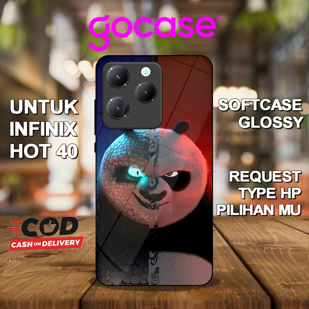 ( AG 24 ) เคส Softcase เงามันเงาสําหรับ Infinix Hot 40 l 40 Pro l 40i l Techo Spark 20 4G l Spark 20
