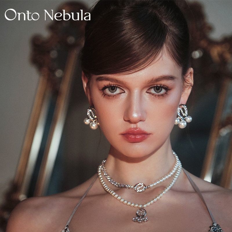 Pengantin mutiara เลียนแบบลูกปัดมุก hadiah วันเกิด wanita lean perempuan VERB ตัวอักษรสร้อยคอมุกเพทา