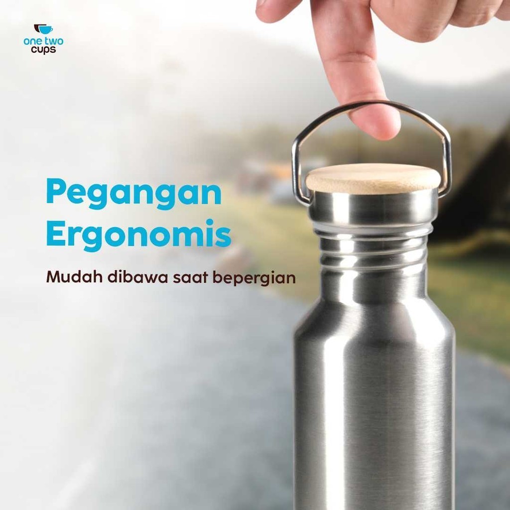 PRFCTSTTR ขวดน้ําดื่มสแตนเลสแบบพกพา 500ml - YM006