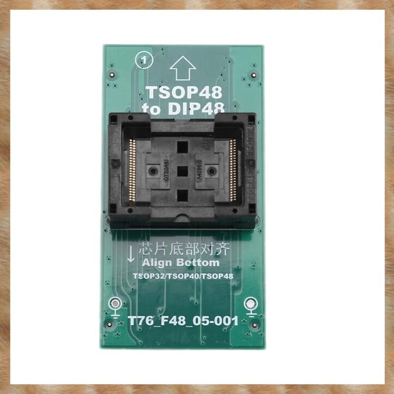 [KYG] T76 โปรแกรมเมอร์สําหรับ TSOP32/TSOP40/TSOP48 ถึง DIP48 ZIF อะแดปเตอร์ที่นั่งเผา (T76_F48_05-00
