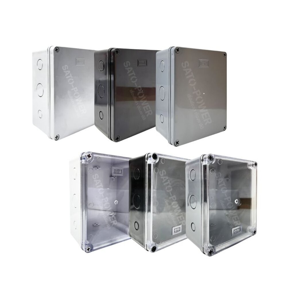 NANO กล่องกันน้ำพลาสติก NANO-205 ฝาทึบ ฝาใส | กล่องกันน้ำ กล่องพลาสติก