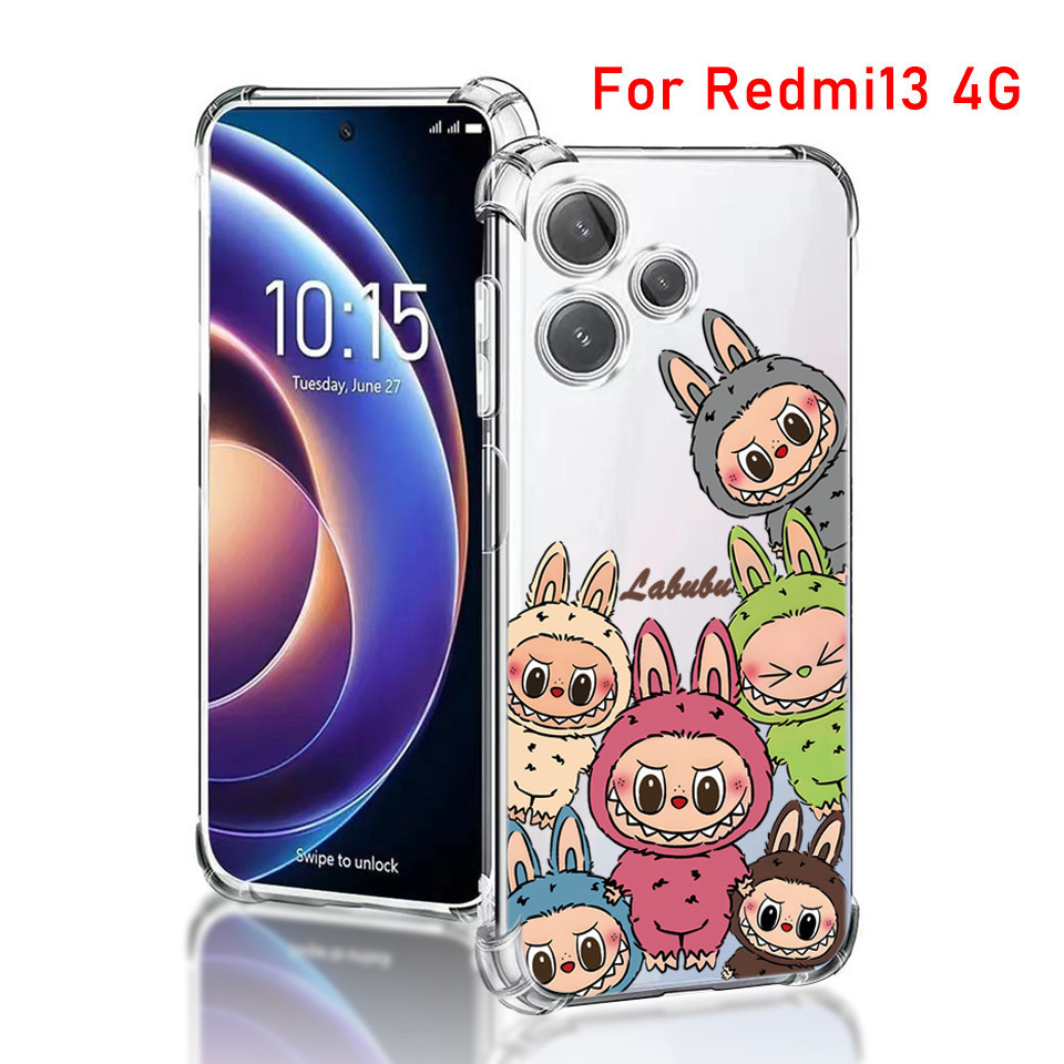 เคสลายการ์ตูน น่ารัก เคส สำหรับ Redmi 13 4G/Redmi13 Redmi13C Redmi12C เคสกันกระแทก เคสนิ่ม  TP 029