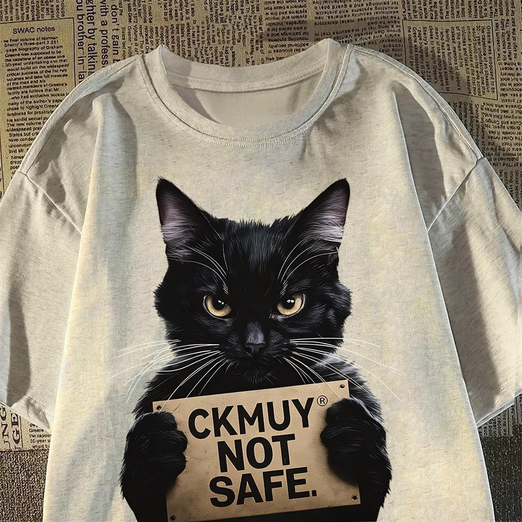 COD✅ (จัดส่งในกรุงเทพฯ) MAO Shop เสื้อยืด oversize เกรดพรีเมียม เสื้อ ไม่หดตัว ใส่สบาย การ์ตูนน่ารัก