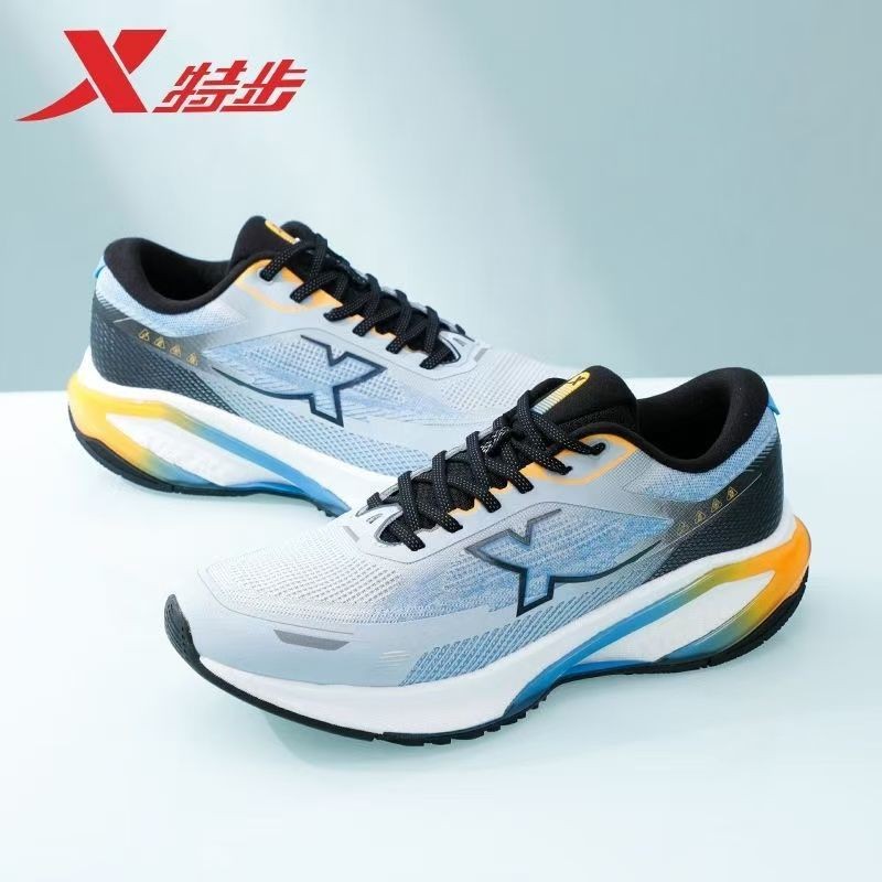 XTEP/Tebu Xingyao 2.0 รองเท้าวิ่งหนังรองเท้าผู้ชายฤดูใบไม้ร่วงฤดูหนาว ACE รองเท้ากีฬาลําลองขนแกะเล็ก