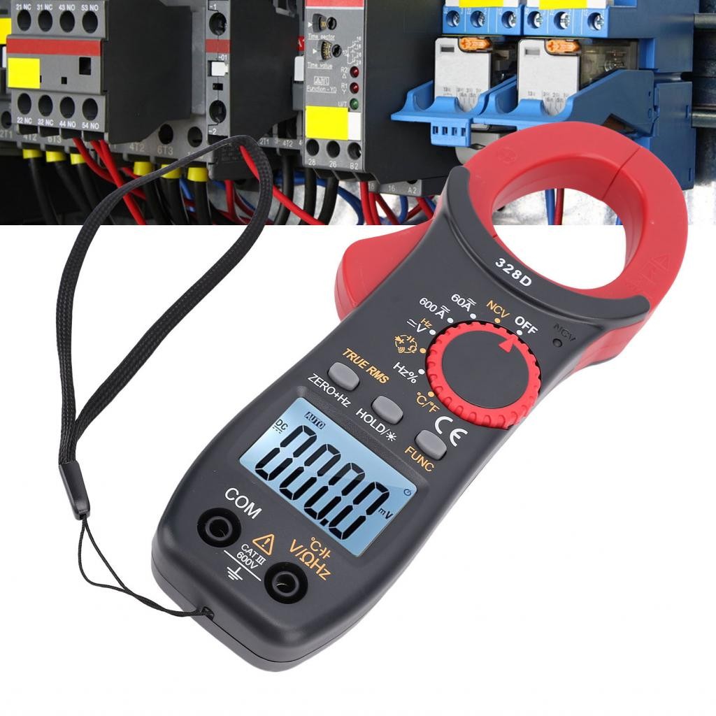 Supergoodsales-ph Digital Clamp Multimeter ช่วงอัตโนมัติ NCV Safety Test Overload Guard สําหรับครัวเ