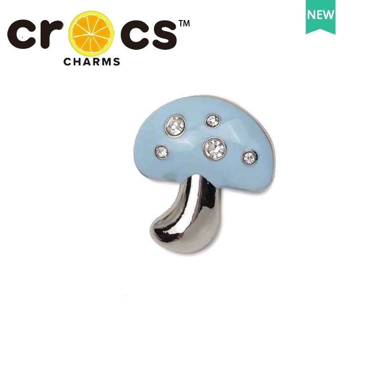 JIBBITZ cross charms ตัวติดรองเท้า เชอร์รี่เห็ดหัวใจ ตัวติดรองเท้า cross