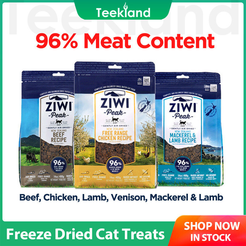 Teekland ZIWI Peak Pets ขนมสุนัขไก่แห้งแช่แข็งสําหรับแมวเหมาะสําหรับการฝึกท็อปเปอร์หรือของว่าง
