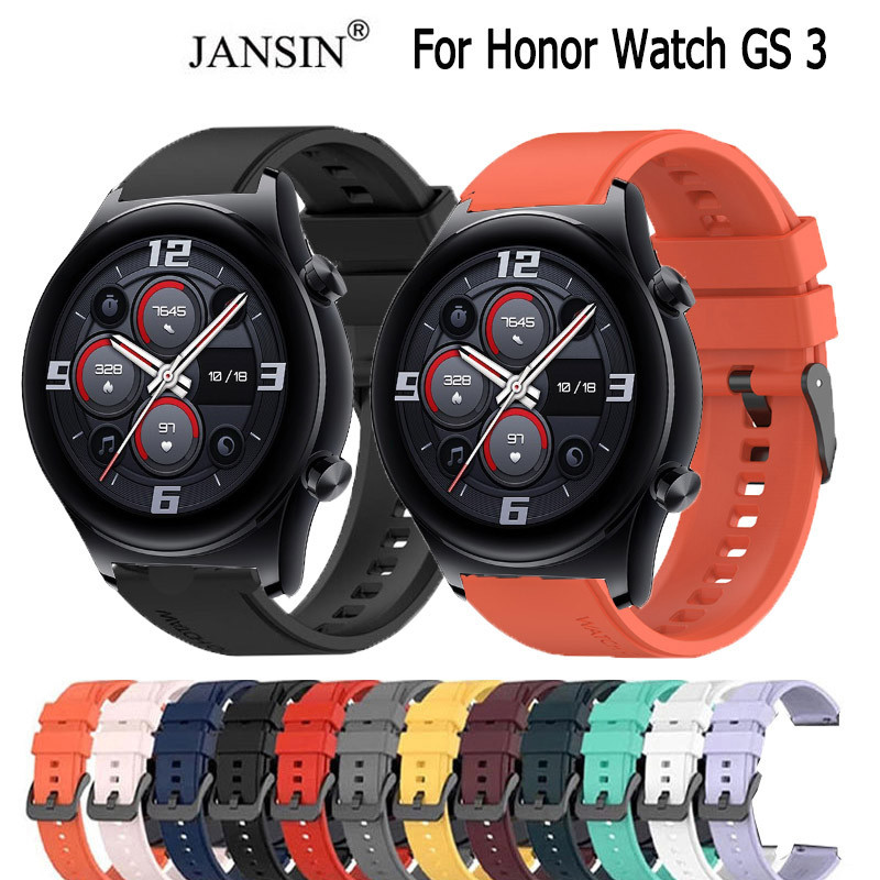 Honor Watch GS 3 สายซิลิโคนสําหรับ Honor Watch gs3 สายนาฬิกา