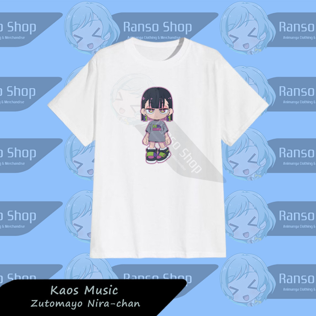 ใหม่ Ranso Kaos Zutomayo Nira-chan Chibi/Baju Zutomayo Nira-chan/เสื ้ อยืดอะนิเมะมังงะ Distro Premi