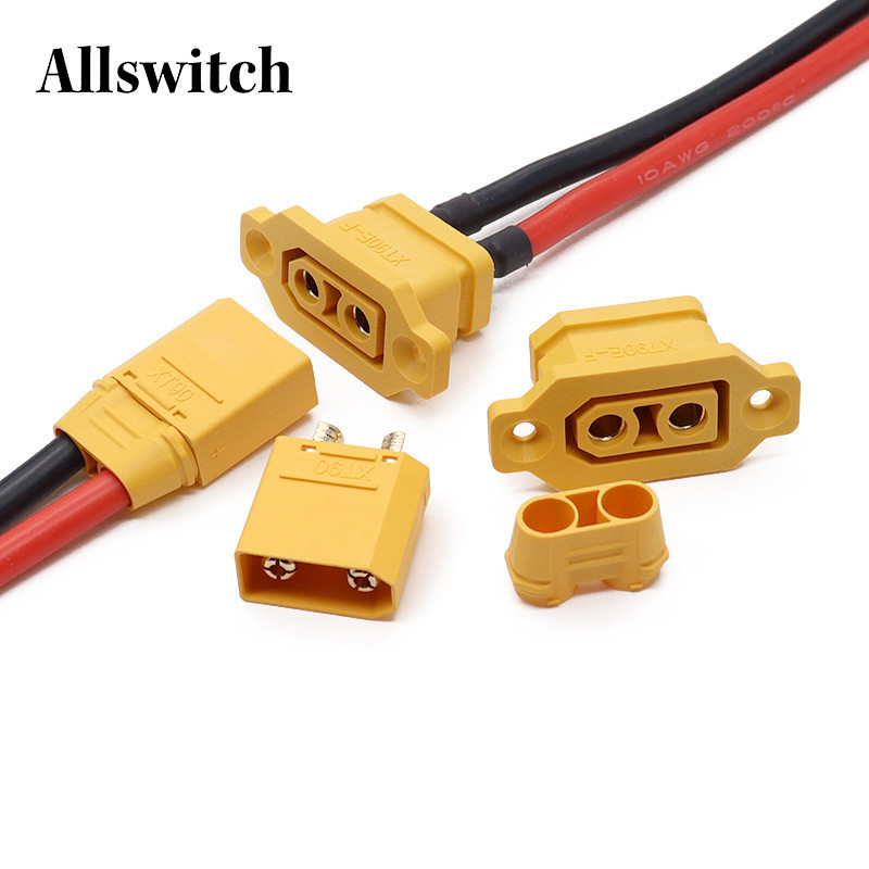 Xt90 XT90E-F Connector XT90E XT90E-F ชาร์จแบตเตอรี่ได้อย่างรวดเร็ว XT90E ปลั๊กชาย Gold-plated XT90 M