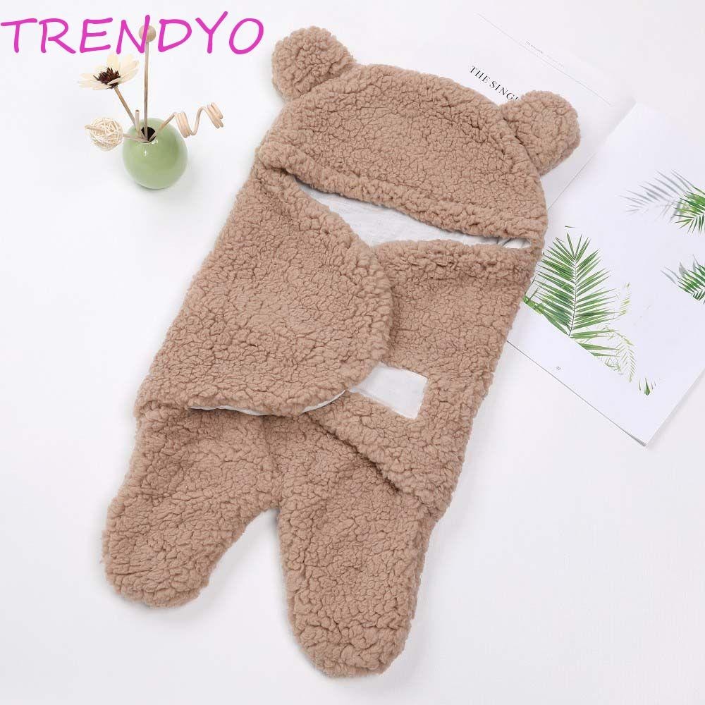 Trendyo Baby Swaddle Thicken Soft ผ้าปูที่นอนเด็ก Flannel ถุงนอนทารกแรกเกิด