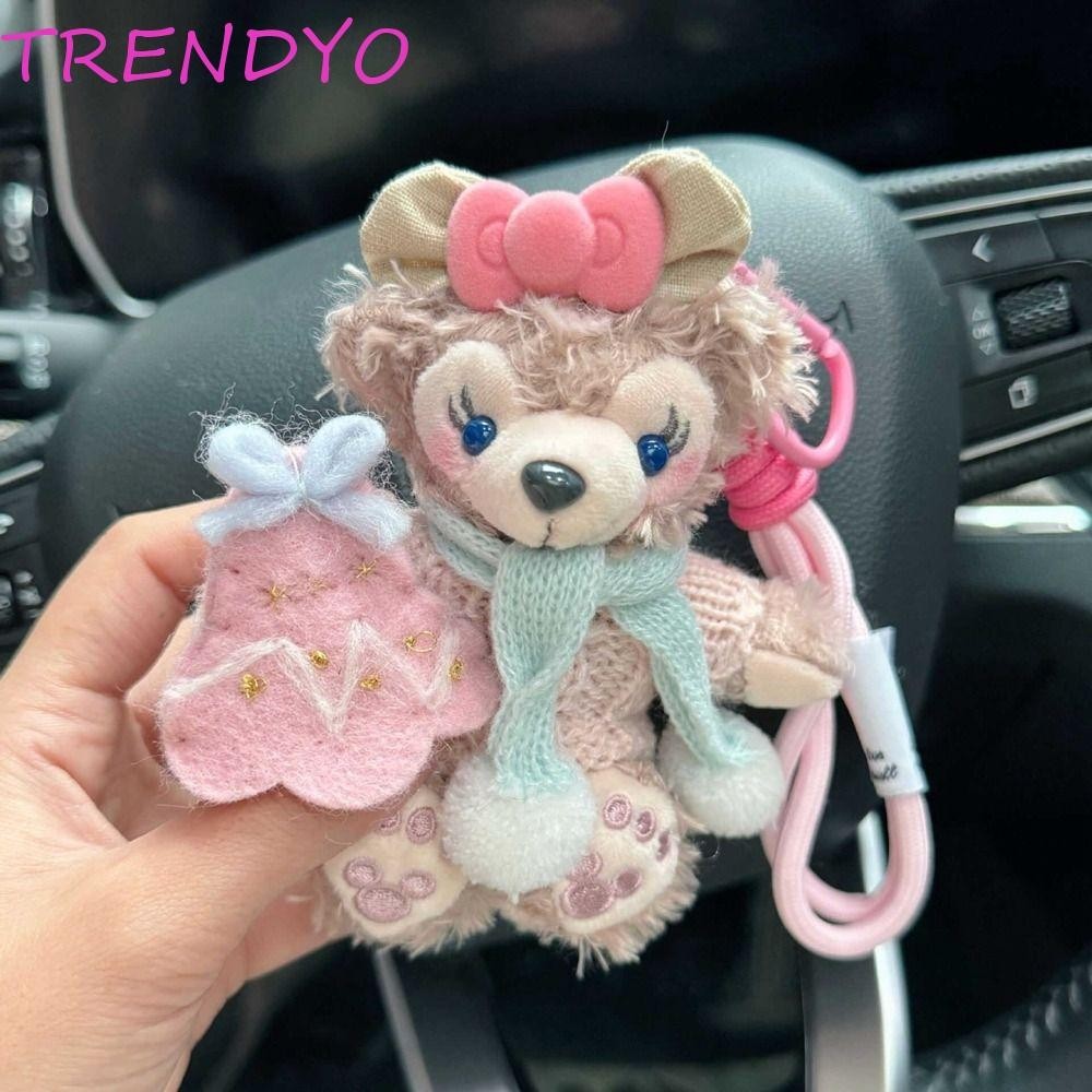 Trendyo Shirley Mei จี้, พวงกุญแจตุ๊กตาสัตว์ตุ๊กตาตุ๊กตาหมีพวงกุญแจ, พวงกุญแจรถกระเป๋าจี้ตกแต่งน่ารักเครื่องประดับกระเป๋า