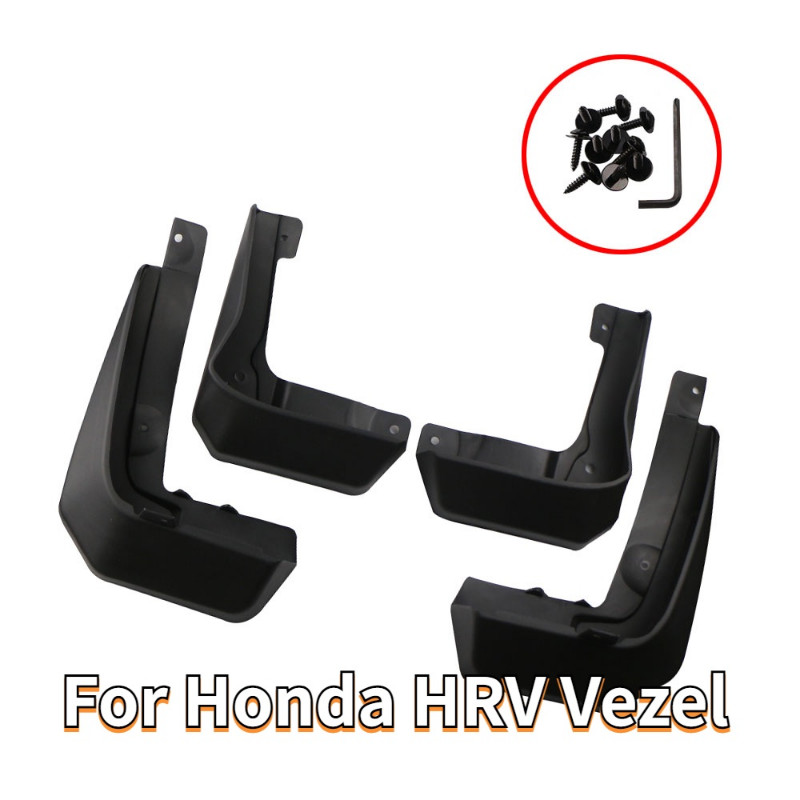 สําหรับ HONDA HR-V HRV VEZEL 2014 - 2020 ชุด Mud Flaps Mudflaps Splash Guards ด้านหน้าด้านหลัง Mudguards Fender 2015 2016 2017 2018 2019