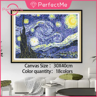 [จัดส่งในพื้นที่] ชุดภาพวาดเพชร cross-stitch เพชรกลมละเอียด เต็มเจาะ ตกแต่งบ้าน 7068