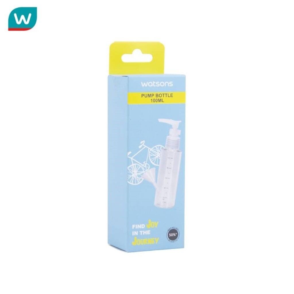 Watsons วัตสัน ขวดแบ่งของเหลวหัวปั๊ม 100 มล.