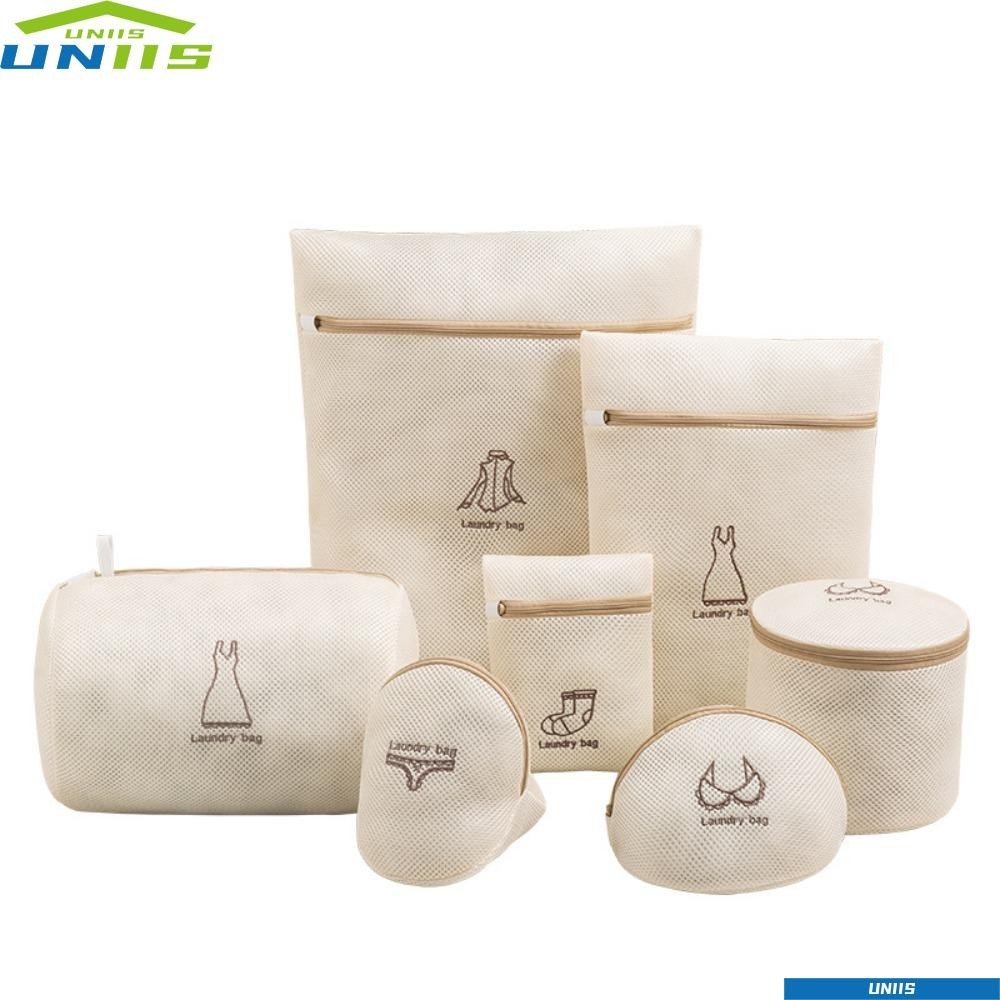 Uniis ถุงซักผ้า Organization Bra Storage Wash Wash Wash Wash Washing Mesh Bag