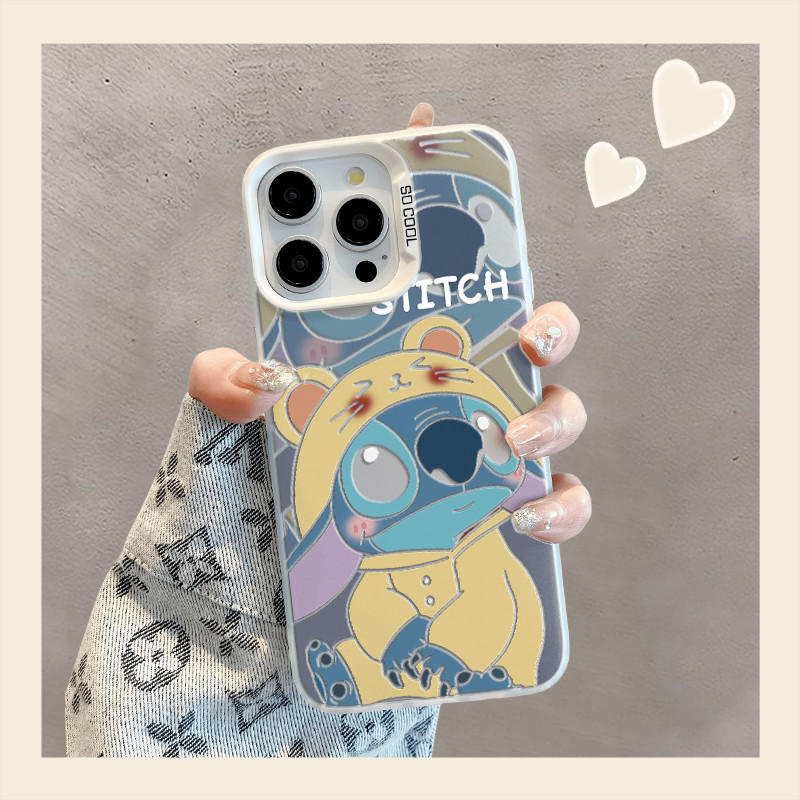 Disney Stitch สำหรับ Xiao Mi 13T 12T 10S 11 12 13 14 Pro กรณีสีแดง Mi หมายเหตุ13 12 11 10T PLUS สีแดง Mi 9 K40 K50 K60 M2 K30 X5 M4กันกระแทก poco Lite ultra