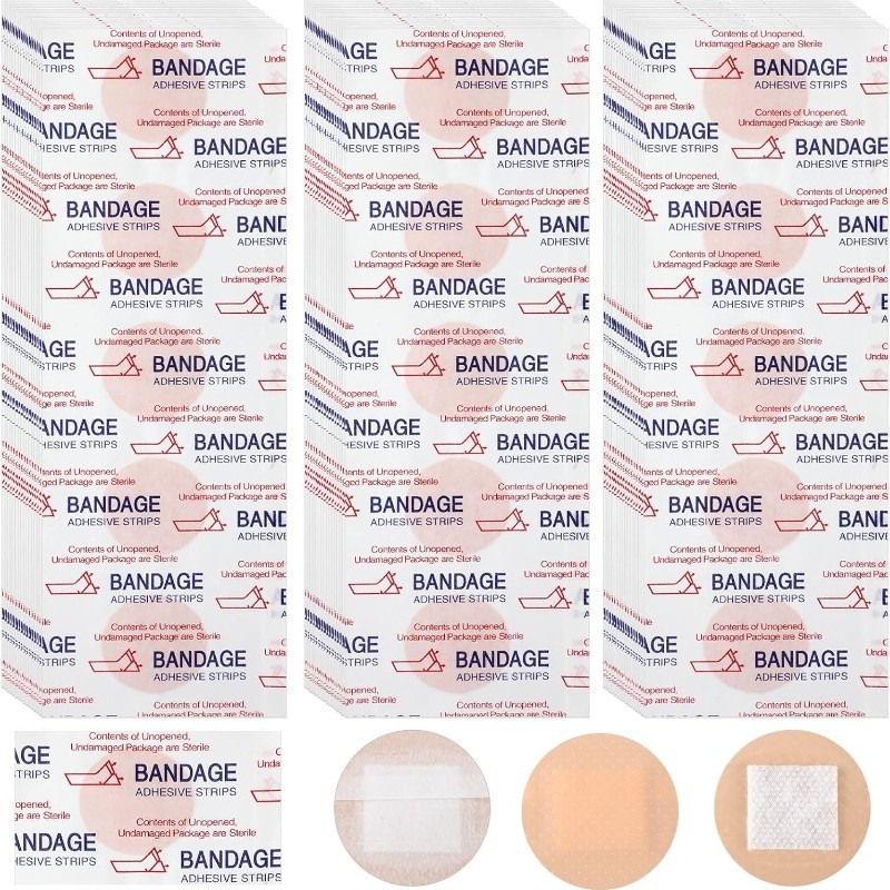 Band-aids กันน้ํา Breathable Cushion กาวพลาสเตอร์แผล Hemostasis สติกเกอร์ Band First Aid Bandage