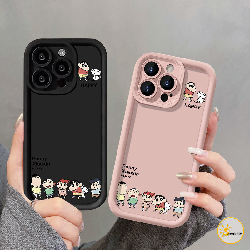 เคสนิ่มลายเครยอนชินจังสุดน่ารัก เข้าได้กับ OPPO A58 A17 A38 A15 A54 A18 A17K A7 A57 A53 A77 A3s A12 A16 Reno 5F 8T