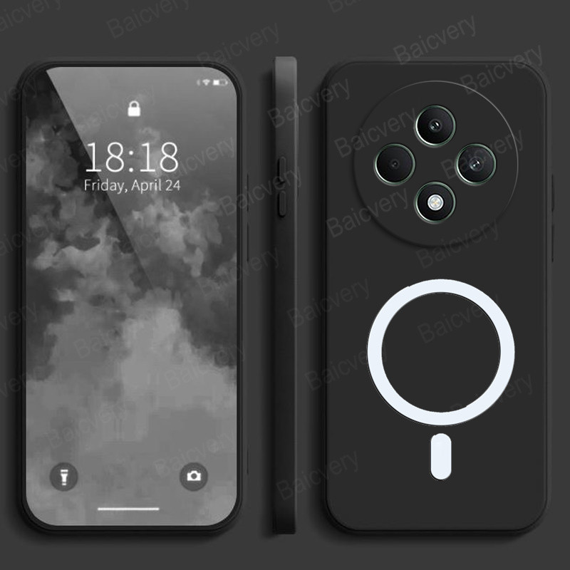 เคส Xiaomi Redmi 14C Poco C75 พร้อมสติ๊กเกอร์ชาร์จไร้สายแบบแม่เหล็ก ราคา ถูกที่สุด ดีลบีเคเค แกลเลอรีภาพที่ 9