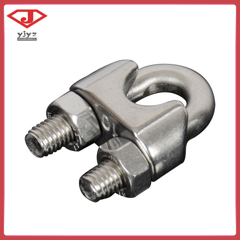 U Bolt Saddle Fastener แคลมป์สายเหล็ก สแตนเลส Chuck เชือกลวดยึด yuanjingyouzhang