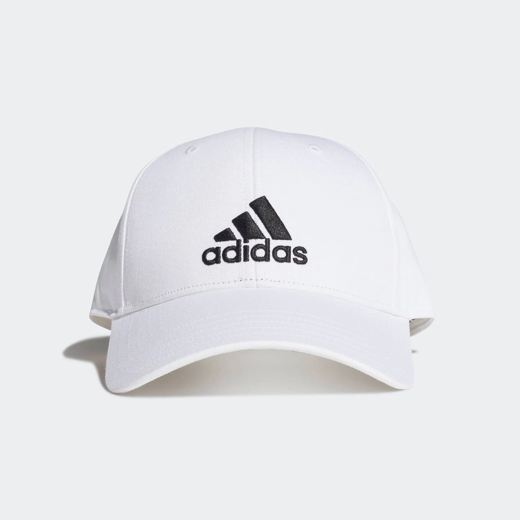 adidas Lifestyle COTTON BASEBALL CAP Unisex White FK0890 thumbnail 3
