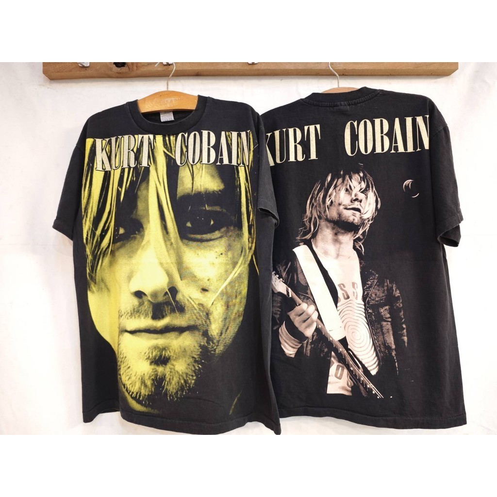 เสื้อลายเคิร์ทโคเบนสกรีนBig(ป้ายดาบแดง)