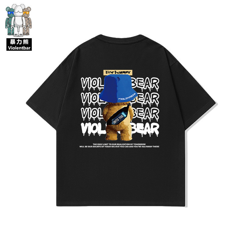 [พร้อมส่ง][Violent Bear] official upgrade 250 grams heavy Xi เกาหลี รัดรูป สีดำ หนาๆ น่ารัก