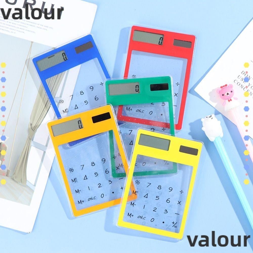 Valour เครื่องคิดเลขวิทยาศาสตร์ หน้าจอสัมผัส 8 หลัก ขนาดเล็ก บางพิเศษ คุณภาพสูง สําหรับนักเรียน