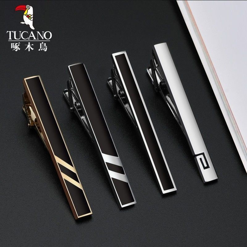 Tie Clip คลิปผู้ชาย High-End สวมใส่อย่างเป็นทางการคลิปงานแต่งงานธุรกิจชุด Lavalier Mens Pin