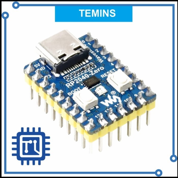 Raspberry Pi Pico RP2040 Zero Microcontroller Dual-Core Cortex M0 - ไม่บัดกรี