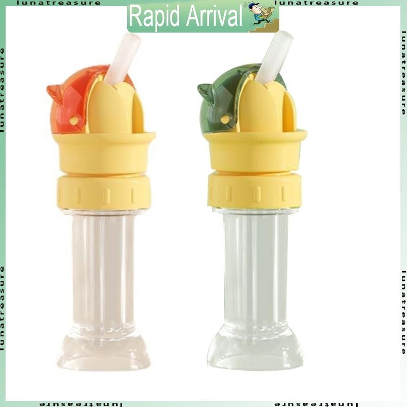 Lun Trainer ถ้วยฝาปิดซิลิโคนฟาง SippyCover สําหรับเด็กวัยหัดเดิน Unisex เด็กผู้หญิง Self Drinking