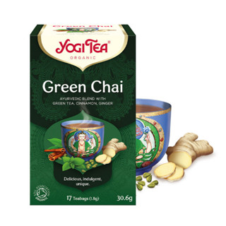 Yogi Organic Green Chai Tea |โยคี ชาเขียวชายน้ำสมุนไพรออร์แก…