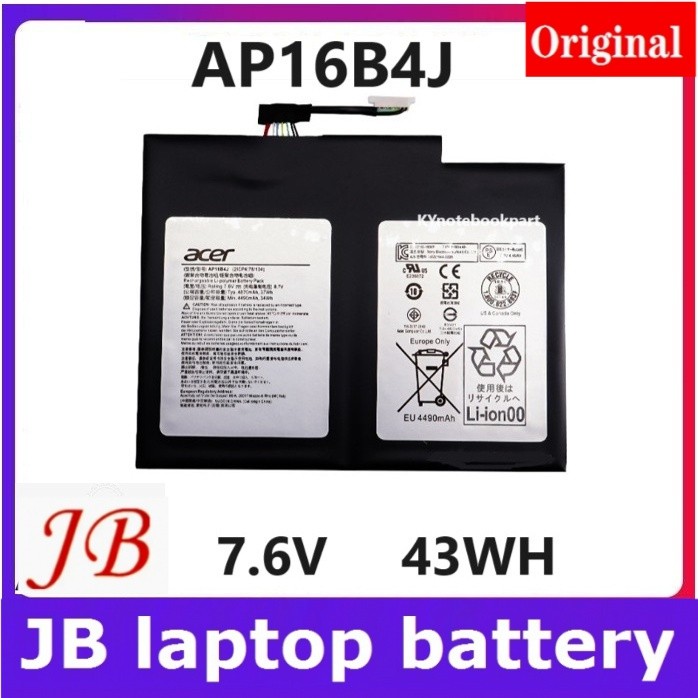 BATTERY ORIGINAL ACER แบตเตอรี่ ของแท้ ACER Aspire Switch Alpha 12 SA5-271 AP16B4J