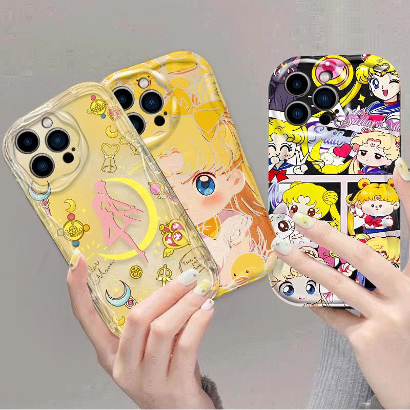 เซเลอร์มูนกันกระแทกสําหรับrealme 11 12 10T 5G 9i 5 5i 6i 5S 7 8 9 10 PRO C2 C11 C20 C15 C21 C12 C25 C21Y C25Y C30 C53 C55 3T MasterกรณีN