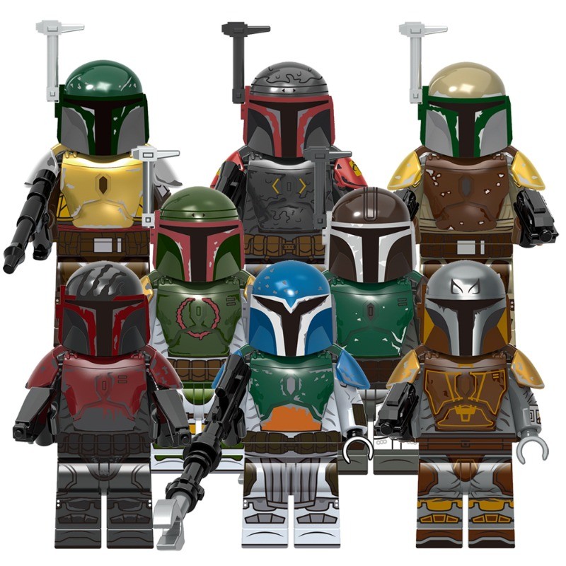 Space Wars Mandalorian Series ภาพยนตร์ Mini Building Blocks รูปของเล่นเด็กของขวัญ