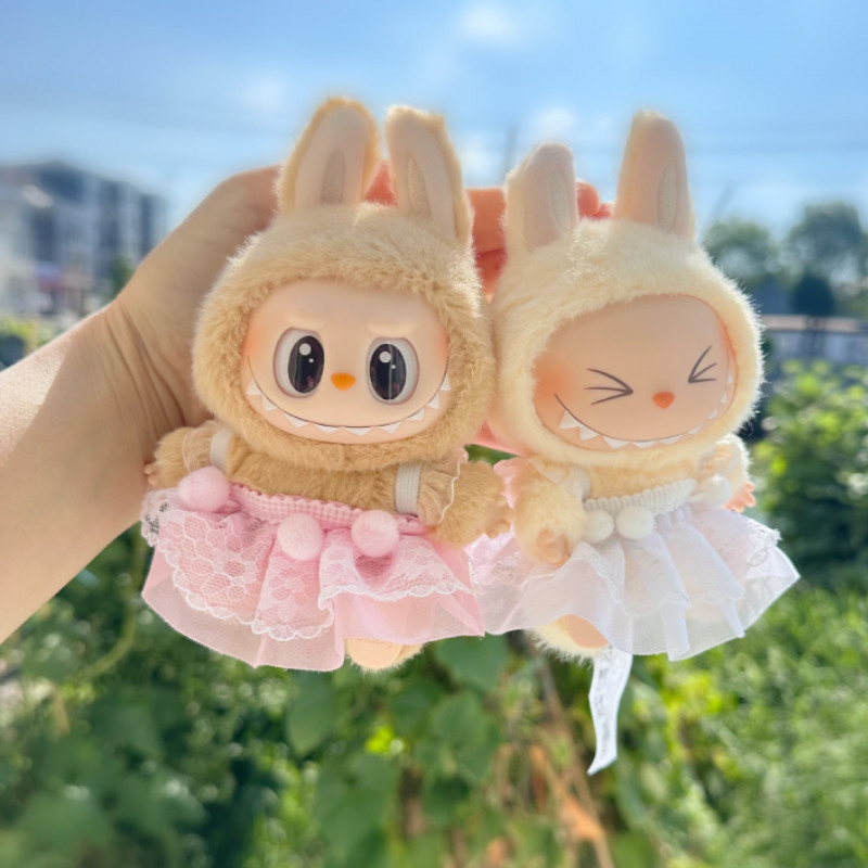 จัดส่งจากกรุงเทพ ชุดLabubu เดรสผ้าฝ้าย ลาบูบู้V1 ลาบูบู้V2 ชุด labubu macaron ลาบูบู้ ชุดลาบูบู