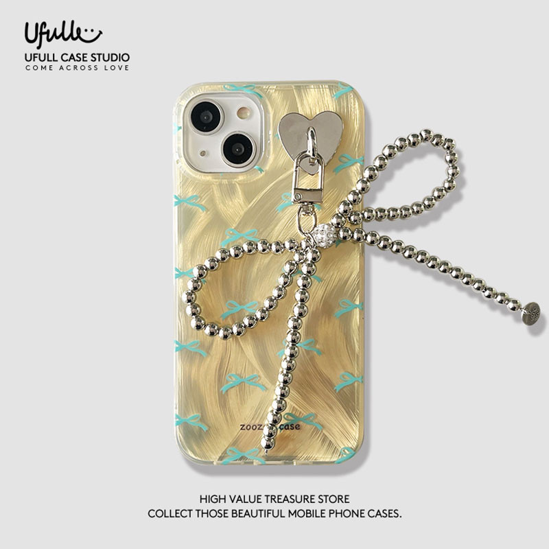 จี้โบว์สีเหลืองเหมาะสําหรับ Samsung S25/s24+/ s23/s22/s20/s21FE เคสโทรศัพท์โปร่งใส note20/s10/a31 เส้นด้ายขนนก a52 หญิง a51 กันกระแทก A71/A54/a53 น่ารัก