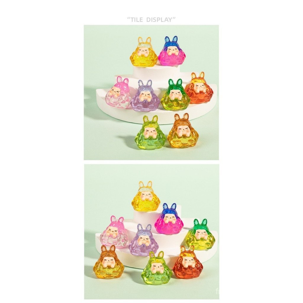 สุ่มตุ๊กตาเรซิน DIY ตุ๊กตาเรซินเรซินเรืองแสง3มิติซองจดหมาย รูปที่ 5
