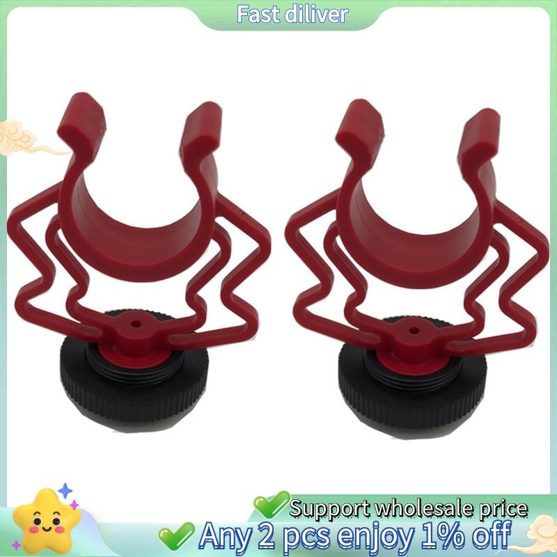 2pcs Universal ไมโครโฟนหยัก Shock Mount อะแดปเตอร์ไมโครโฟนพลาสติก Bracket Mount สําหรับ Boya By-mm1