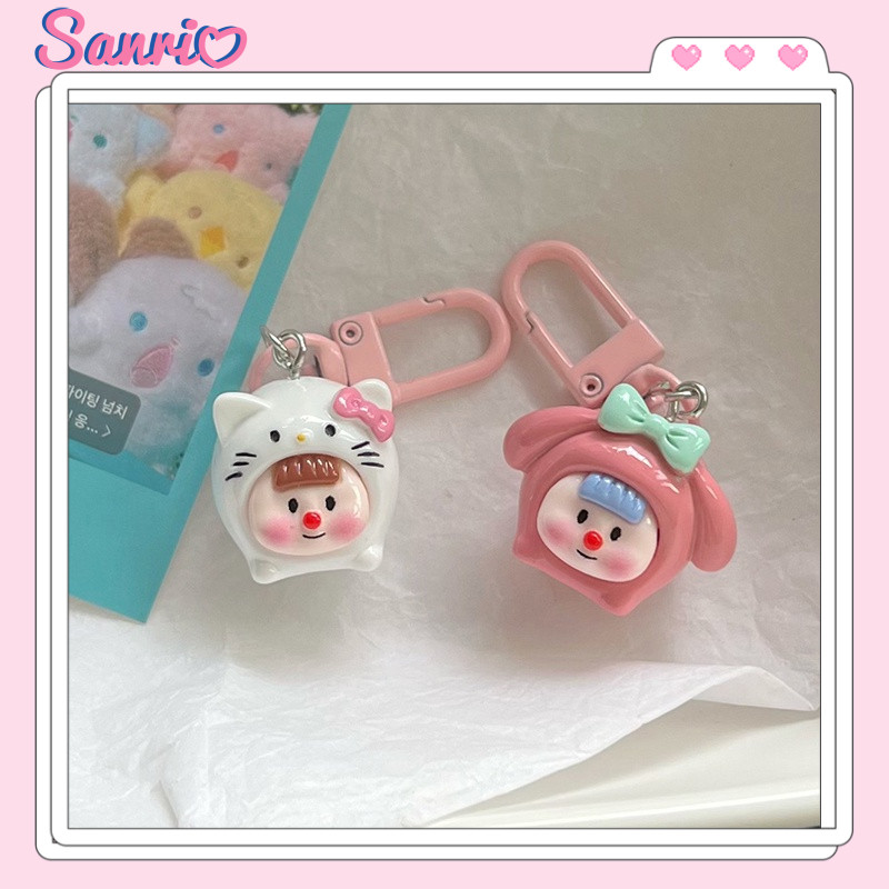 DuoMei series พวงกุญแจ mini Melody อบเชยม้วน Melody การ์ตูนน่ารักกระเป๋าเป้สะพายหลังจี้ - รูปที่ 2