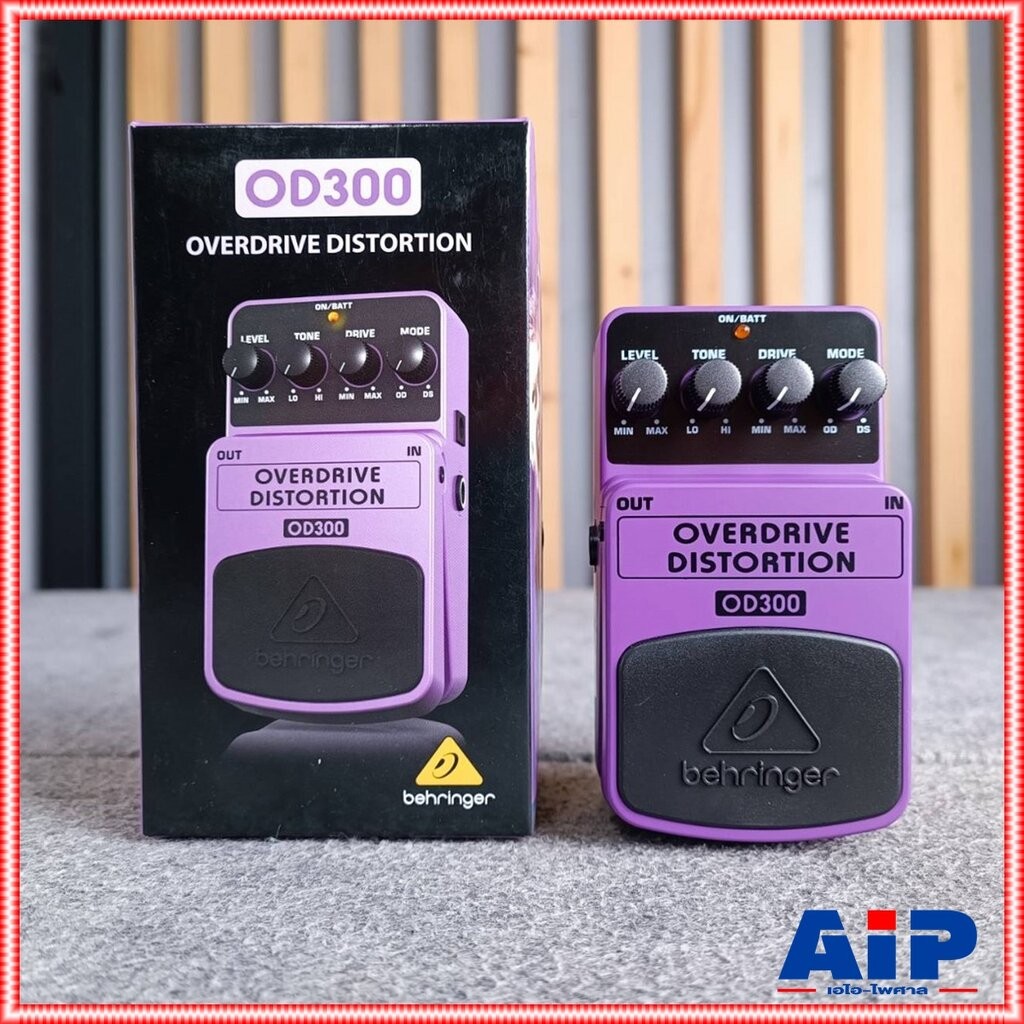 BEHRINGER OD-300 เอฟเฟคกีต้าร์ Overdrive and Distortion เอฟเฟ็คกีตาร์ที่ให้เสียงแบบOverdrive Distortion เบริงเจอร์ OD...