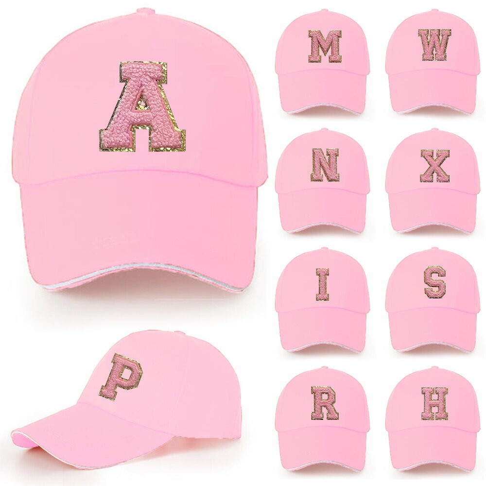หมวกกันกระแทกผ้าฝ้ายฤดูร้อนหมวกกันกระแทกวีแฟชั่นแฟชั่นหมวก Snapback สีชมพู