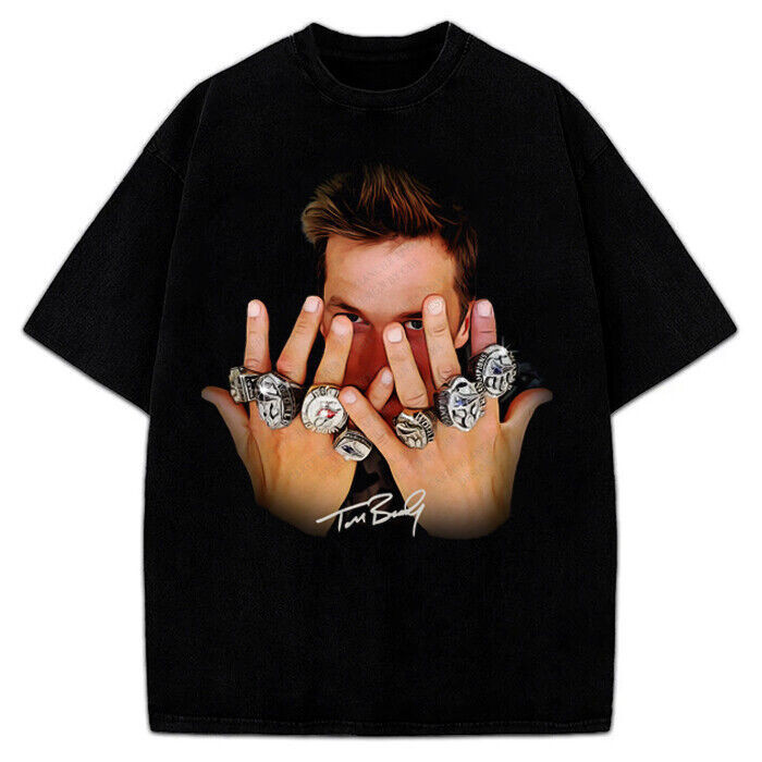 ❤️Tom Brady 7 Rings Greatest Of All Time Goat T-Shirt แขนสั้นขายร้อนล่าสุด
แฟชั่นอินเทรนด์
ผ้าฝ้าย 1