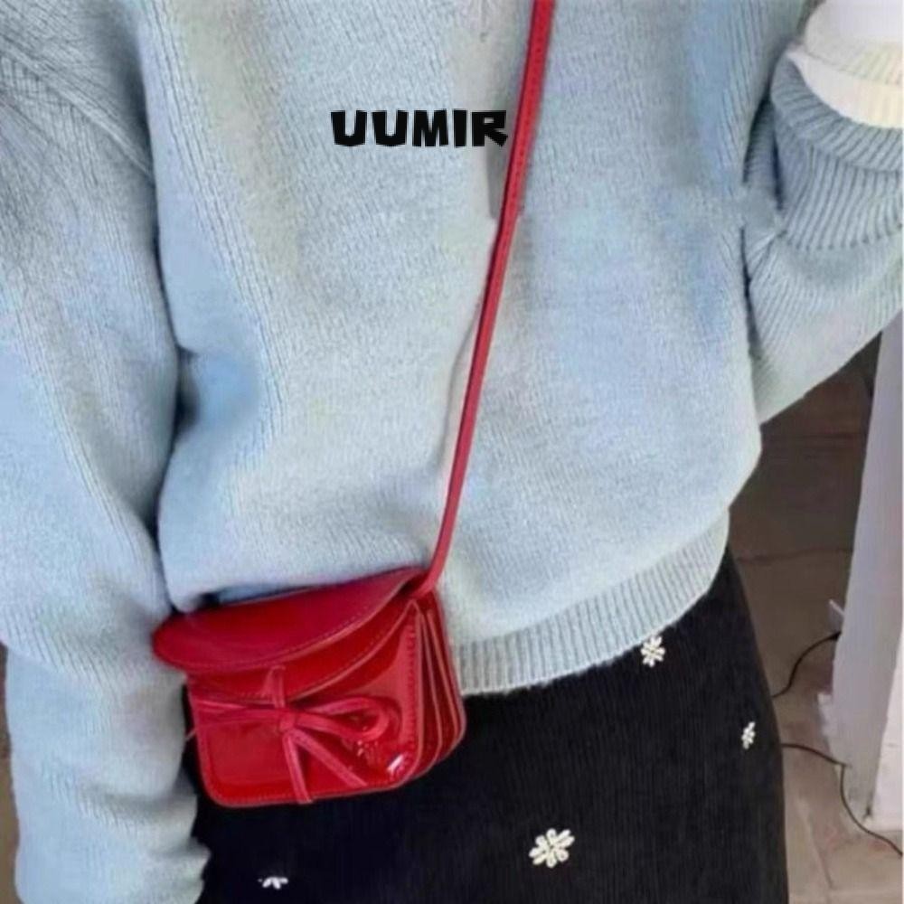 UUMIR กระเป๋าสะพายกุทัณฑ์,หนัง PU ปรับสายคล้องไหล่กระเป๋าสะพายข้าง,กระเป๋าแฟชั่นพนังสูง Qulity Multicolor Mini Square กระเป๋าถือผู้หญิงหญิง